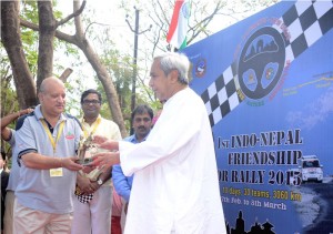 CM Naveen Patnaik Flags Off 1st Indo Nepal Friendship Motor Rally