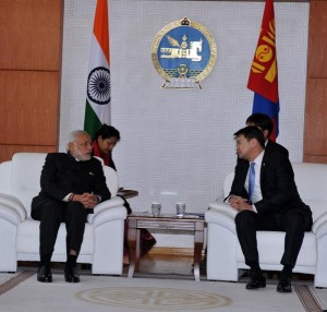PM Modi in Mongalia
