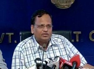 Delhi Home Minister Satyendra Jain