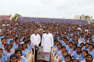 Akhilesh Yadav's Visit to KIIT & KISS 1