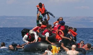 Refugees drown - Greece