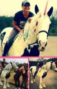 Miranda Lambert gets Unicorn for Birthday