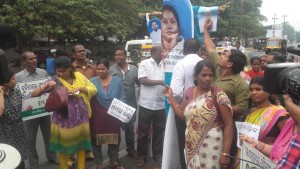 Pramila’s Remarks Civil Society Alliance demonstrates in Bhubaneswar