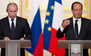 Putin, Hollande