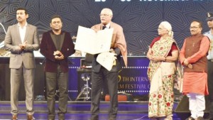 A.R. Rahman, minister Rathore at IFFI