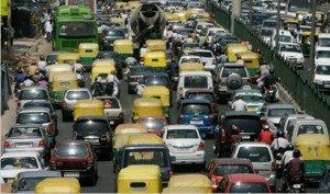 Delhi-Traffic
