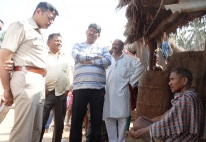 Farmer Sucide SP,MLA VISIT