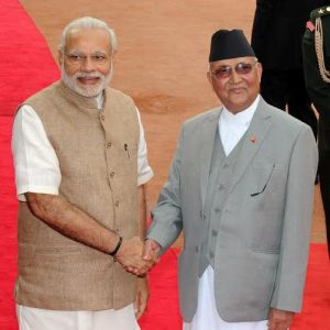 Modi meets Nepal PM