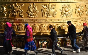 CHINA-YUNNAN-PRAYER WHEEL-TOURISM (CN)