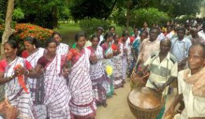 santhal community members