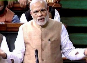 modi in lok sabha