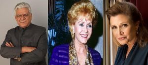 Om Puri, Debbie Reynolds, Carrie Fisher