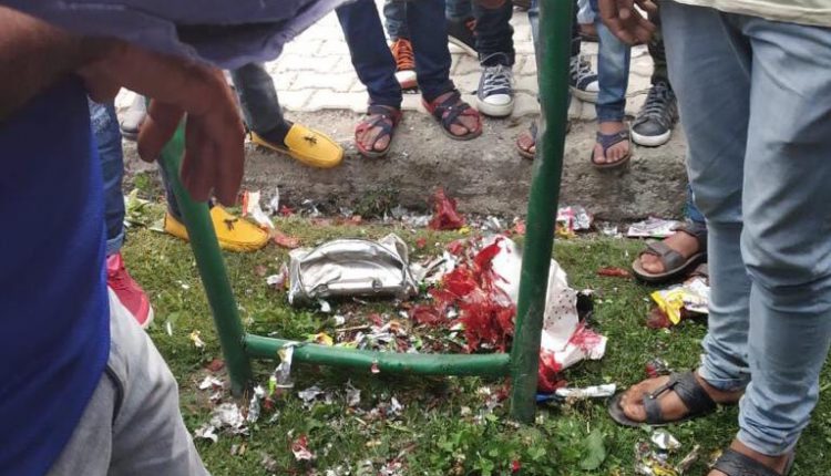 kashmir blast Manasbal park