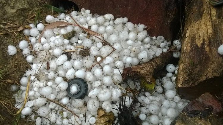 Hail Strome in Cuttack Odisha