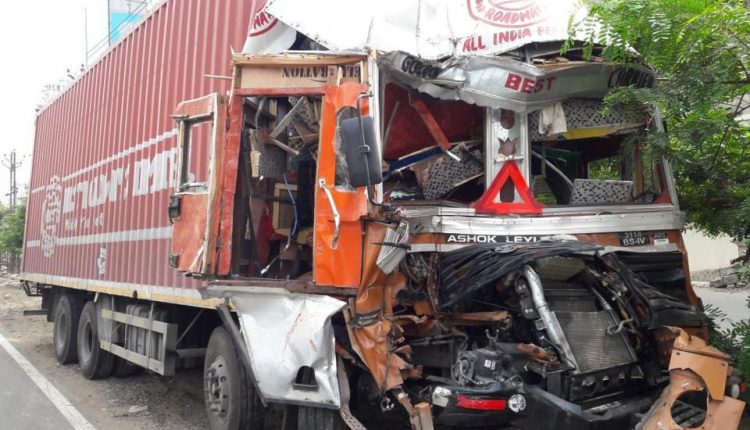 Keonjhar Bolero Hits Truck
