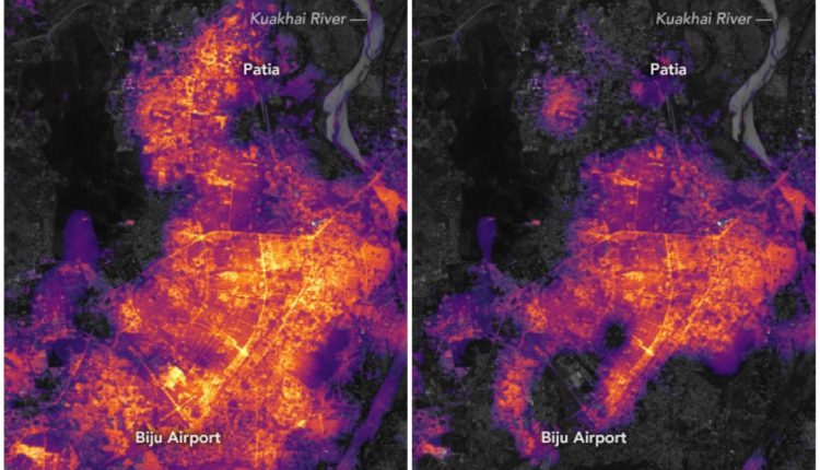 NASA Image of Bhubaneswar After Fani