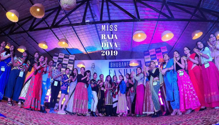 Bhubaneswar Fashion Miss Raja Diva 2019 top 30 Event