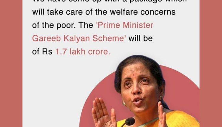Corona Relief Packages by Nirmala Sitharaman India