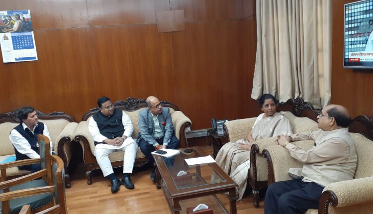 Nirmala Sitharaman with BJD Mps - Yes Bank Jagganath Mandir Fund