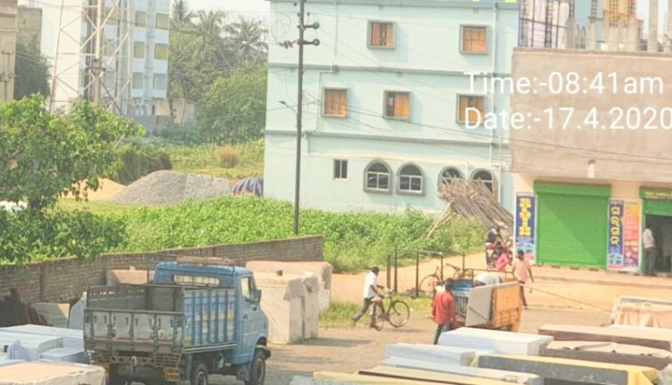 Marbal Shop in jajpur during corona lockdown
