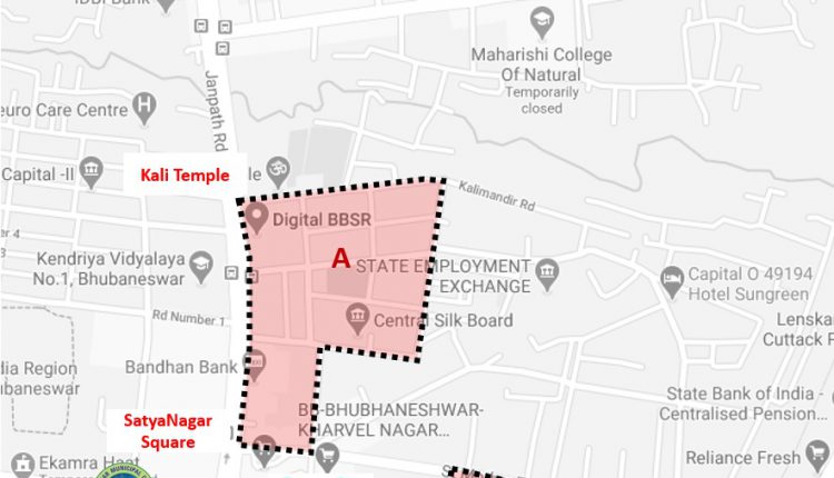 Odisha Bhubaneswar Satya Nagar Coronavirus