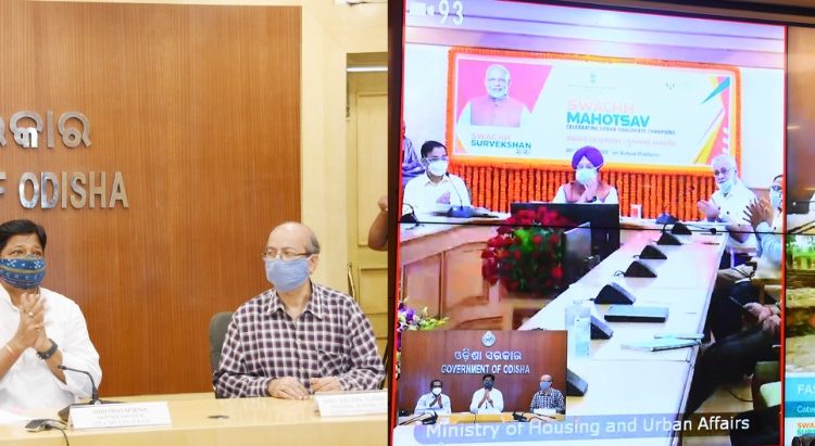 Swachh Survekshan Odisha Fastest Moving State